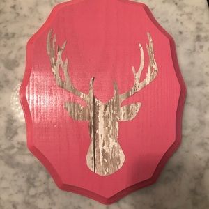 NEW Pink home decor Antler